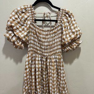 Gingham dress